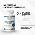 Qivaro Kidney Complex Pro-Health - Suplemento de Apoyo Renal con Arándano Rojo, 60 Cápsulas Vegetales