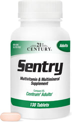 21st Century Sentry Tablets - Complejo Multivitamínico y Mineral, 130 Comprimidos
