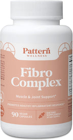 Pattern Wellness Fibro Complex – Fórmula avanzada con BioPerine® – 90 Cápsulas veganas