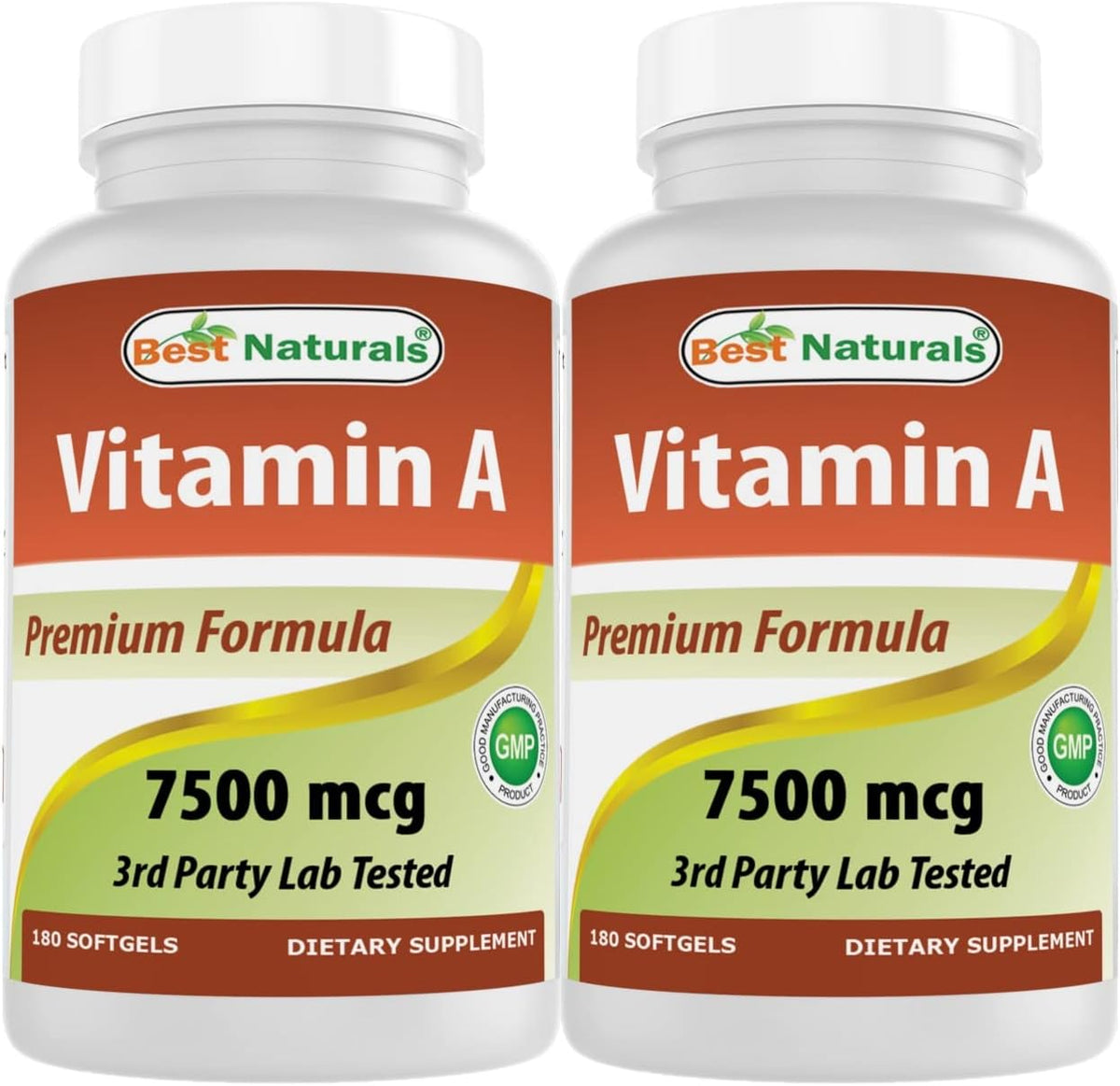 Best Naturals Vitamina A 25000 IU (7500 mcg) – Contribuye al mantenimiento de la visión normal. – Image 1