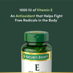 Nature's Bounty Vitamina E 1000 UI - 60 Cápsulas Blandas