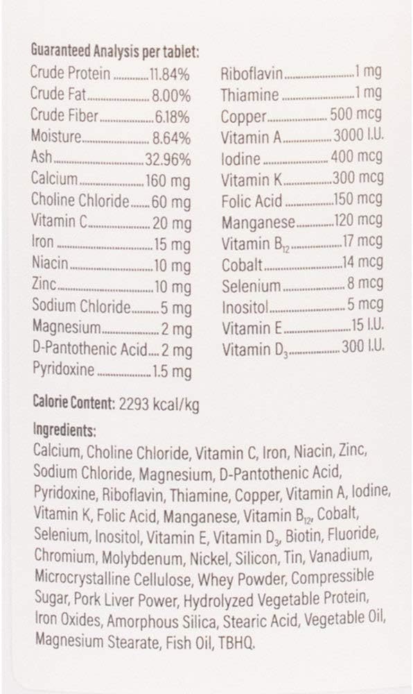 Doc Roy's Daily Care Extra Canine - Multivitamínico Completo para Perros, 365 Comprimidos