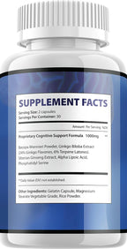 Neuro Thrive – Suplemento para la Memoria y Función Cognitiva (300 Cápsulas, 5 Envases)