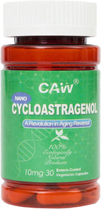 CAW Nano Cycloastragenol 10 mg | Cápsulas entéricas vegetales (6 botes)