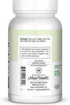 Maxi Health Vitamina C 1050mg – Buffered C Complex con Ascorbato de Calcio y Bioflavonoides – Liberación Prolongada – 90 Tabletas