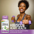 SOLARAY Hibiscus Flower Extract - 250 mg, 60 Vegan Capsules