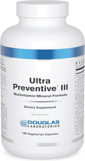 Douglas Laboratories Ultra Preventive III | Comprehensive Multivitamin/Mineral Formula | 180 Capsules