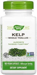 Nature's Way Kelp 600mg - 180 Cápsulas (Paquete de 3)