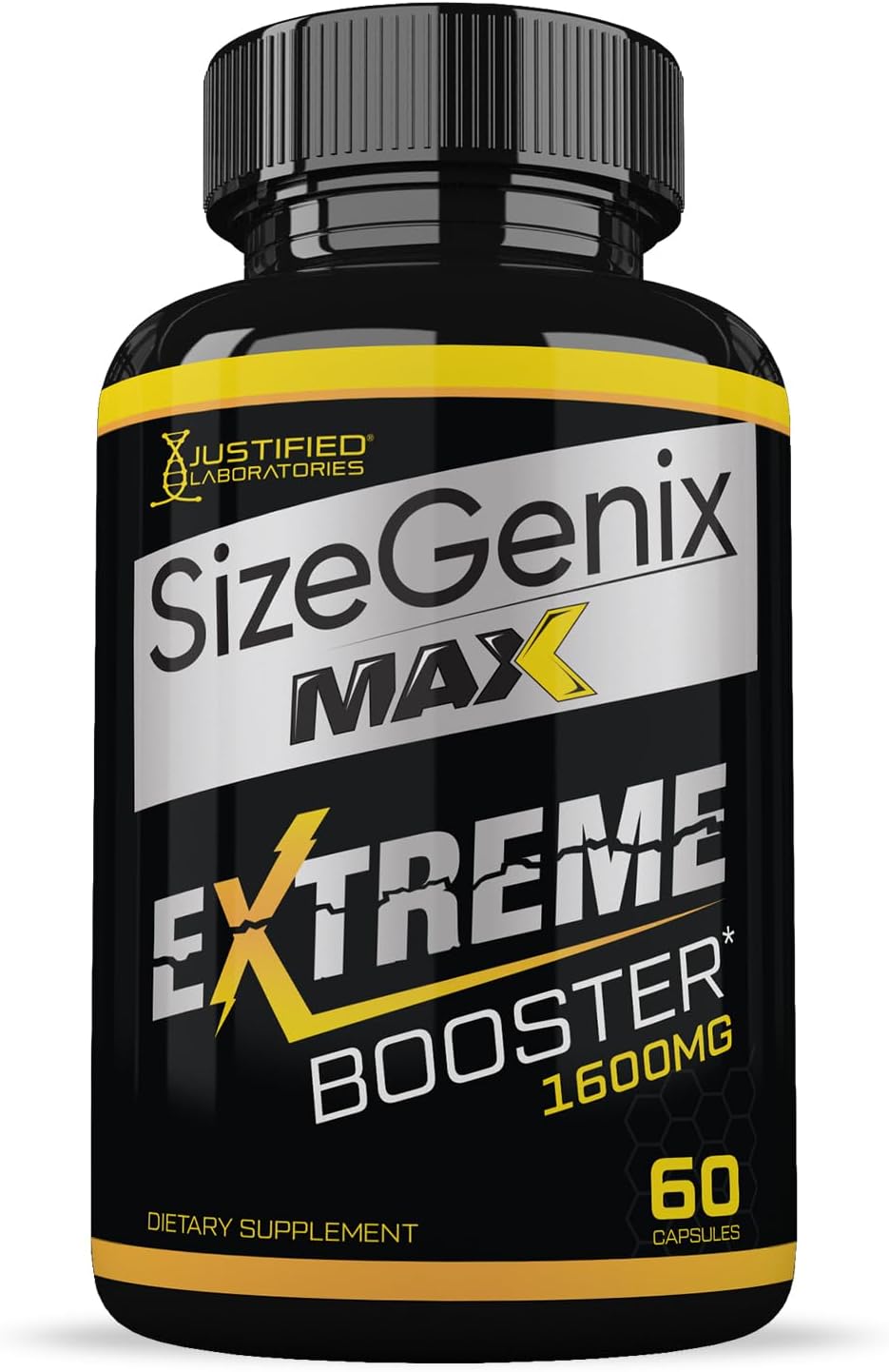 Sizegenix Max 1600mg Fórmula para la Salud Masculina, 60 Cápsulas