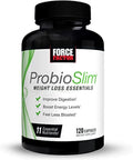 Force Factor ProbioSlim - Suplemento para el Control de Peso con Probióticos y Té Verde, 120 Cápsulas