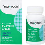 You+yours Complejo B en Polvo Sin Sabor para Niños - B1, B3, B5, B6, Metilfolato y Metil B12