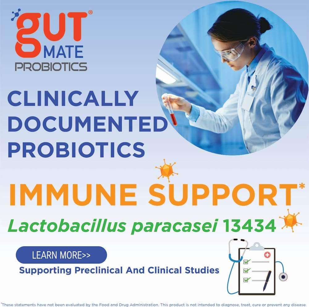 Gut Mate® Probióticos – 20 Cepas, Tecnología BIO-Tract