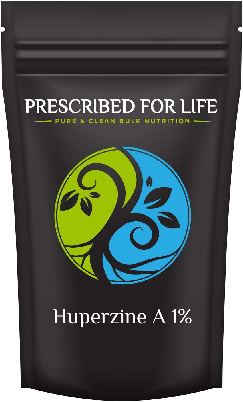 Prescribed for Life Huperzina A - Extracto en polvo de Huperzia serrata al 1%, 5 kg