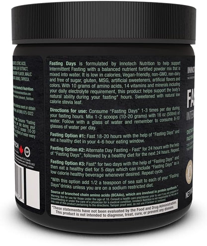 Innotech Nutrition Fasting Days Intermittent – Ofrecer un perfil de vitaminas y minerales que puede apoyar el – Image 3