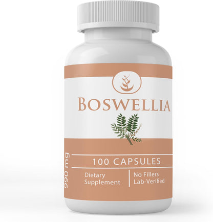 PURE ORIGINAL INGREDIENTS Boswellia (100 Cápsulas) Puro, Sin Aditivos, Verificado en Laboratorio – Image 1