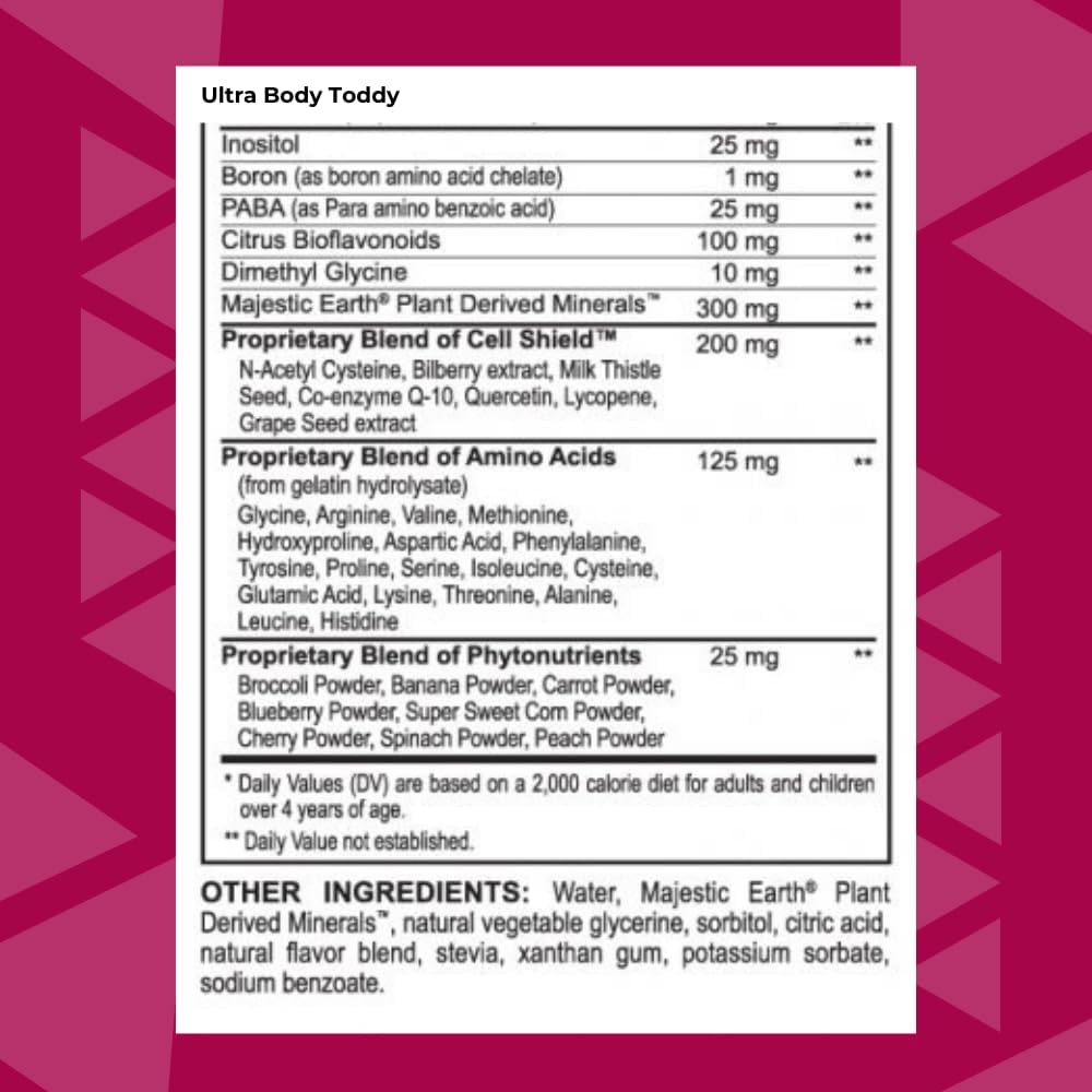 Youngevity Ultra Body Toddy - Complejo Multivitamínico y Mineral con 100+ Nutrientes - 946 ml