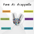 ACAPPELLA N-Acetil Cisteína (NAC) Complejo con Vitamina D3 K2, Zinc, Quercetina, Sarracenia, Saúco, Propóleo y Más - 120 Cápsulas