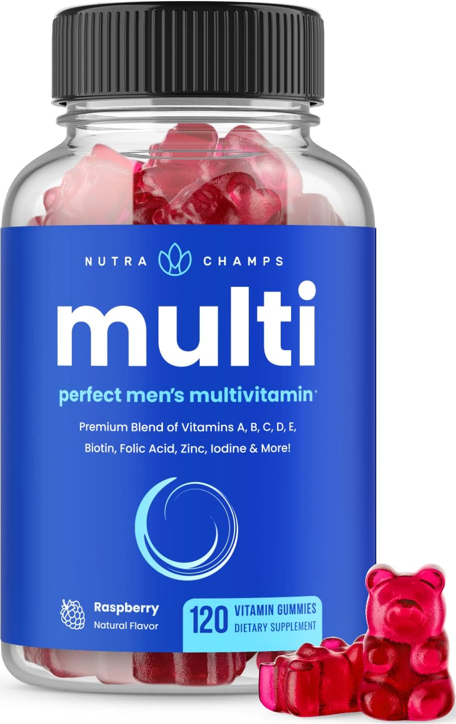 NutraChamps Multivitamínico para Hombres, 240 Gomitas (Pack de 2)