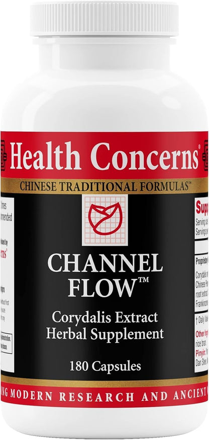 Health Concerns Channel Flow – Fórmula – Corydalis (Corydalis yanhusuo): raíz utilizada tradicionalmente para – Image 1