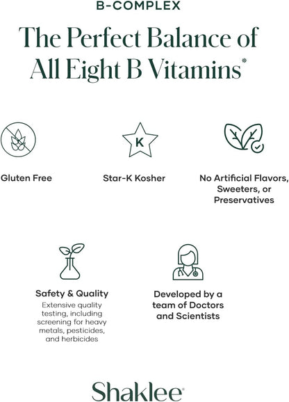 Shaklee - Complejo B - Impulso de Energía con Sistema de Absorción Bioactivada Patentado - Vitaminas B para el Bienestar - – Image 5