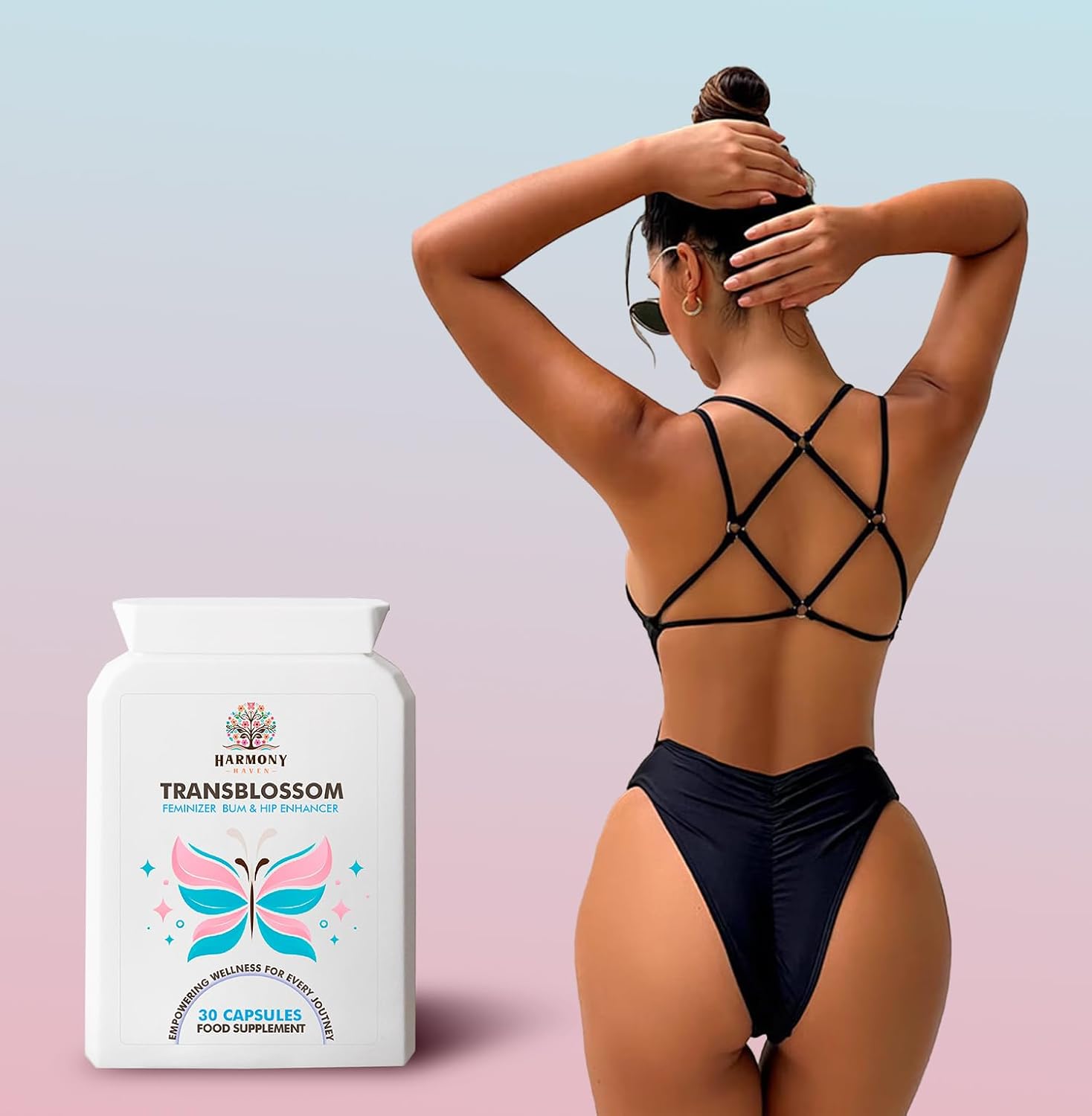 TransBlossom Feminizing Bum and Hip Enhancer Pills