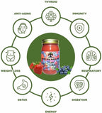 Gel de Musgo Marino Irlandés Silvestre | Rico en Vitaminas y Minerales | Pack de 1 | Sabor Arándanos