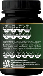 VedaSecrets Cápsulas de Amla Orgánicas - 60 Cápsulas - Suplemento de Vitamina C Natural