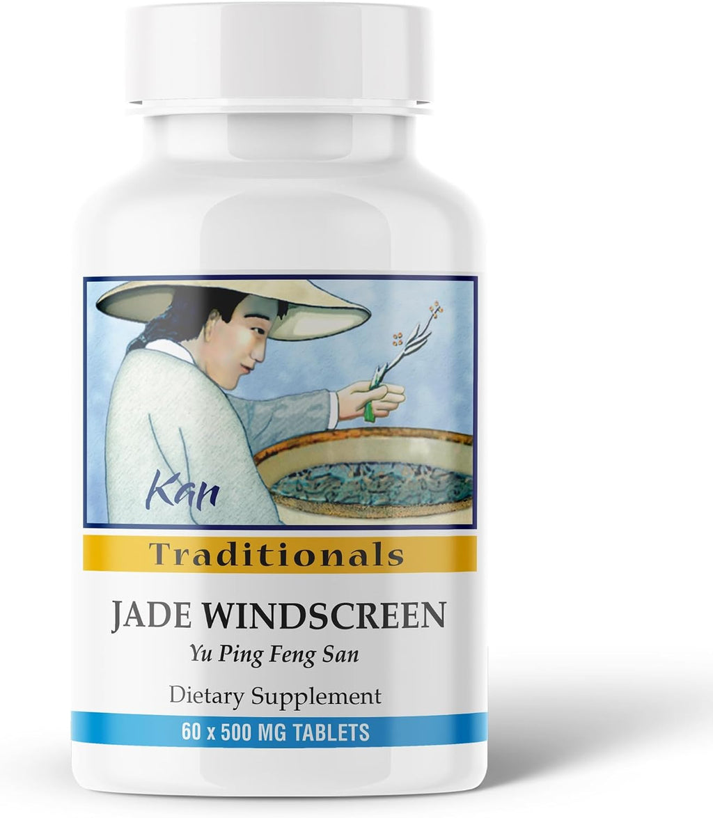 Kan Herbs Company Jade Windscreen – Fórmula herbal tradicional china para el equilibrio estacional, extracto líquido, 60 ml
