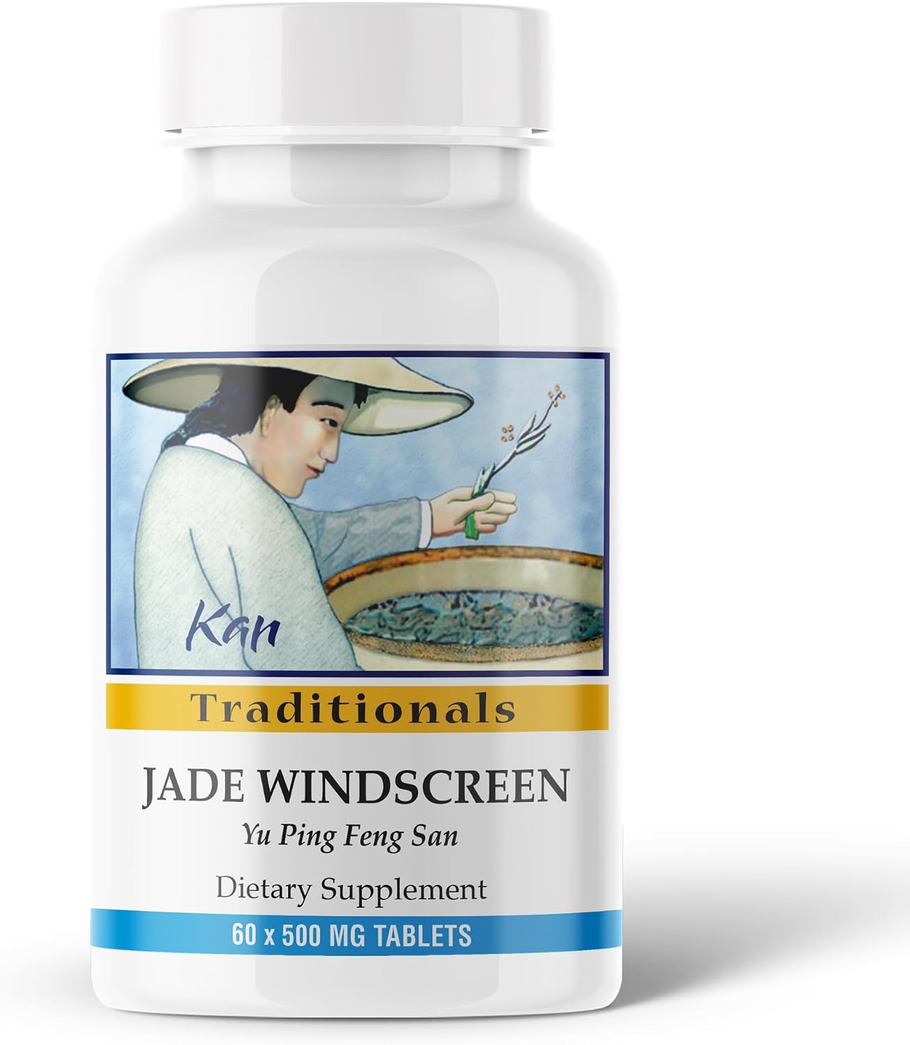 Kan Herbs Company Jade Windscreen – Fórmula herbal tradicional china para el equilibrio estacional, extracto líquido, 60 ml