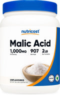 Nutricost Ácido Málico en Polvo 2 Lbs - Sin Gluten, No GMO