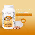 GeriCare Multivitamínico Diario con Minerales para Hombres y Mujeres (1000 Comprimidos)