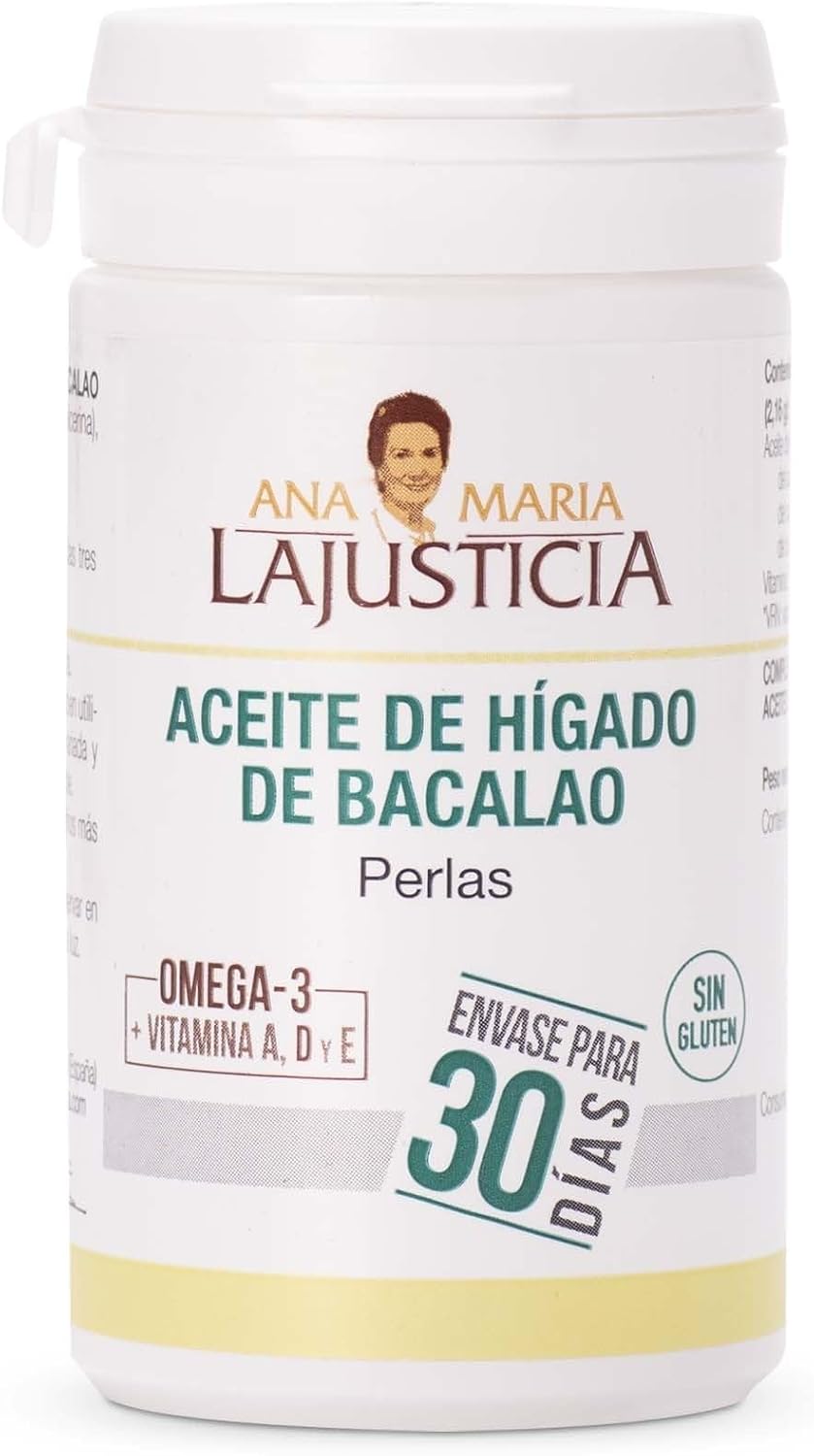 Ana María Lajusticia Aceite de Hígado de Bacalao, 90 perlas