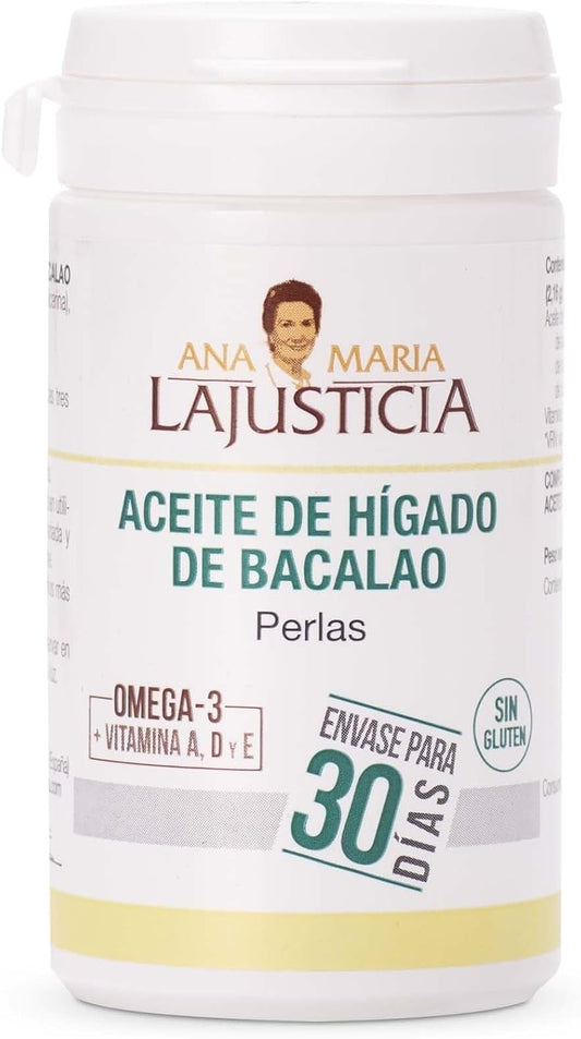 Ana María Lajusticia Aceite de Hígado de Bacalao, 90 perlas