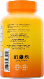 ALFA VITAMINS Vitamina C Masticable 1000 mg – 60 Comprimidos