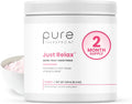 Pure Therapro Rx Just Relax Cherry – 60 Servings | Apoya Estado de Ánimo Relajado y Presión Arterial Saludable | Myo-inositol, Di-Magnesio Malato, GABA, Taurina y L-Teanina