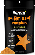 Diggin' Your Dog FIRM UP Original Pumpkin Suplemento Digestivo para Perros y Gatos, 28 g