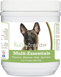 Healthy Breeds Belgian Malinois Multi-Essentials en polvo para perros - Suplemento ideal de vitaminas, minerales y antioxidantes para tu perro - 227 g