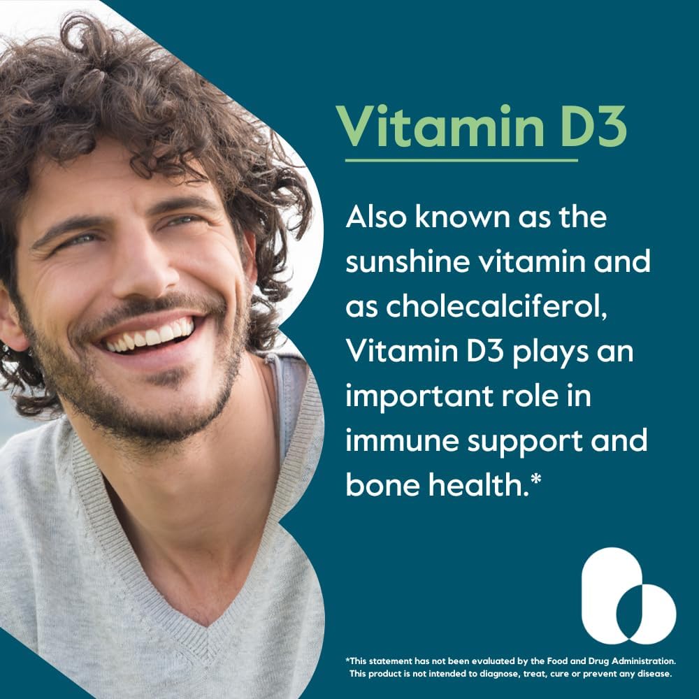 BESTVITE Vitamina D3 2000 UI, 240 cápsulas