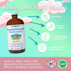 LIQUIDHEALTH Prenatal/Postnatal Multivitamínico Líquido con Folato Real - 2 Paquetes