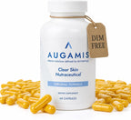 Augamis Tratamiento Hormonal para el Acné Femenino – Suplemento Libre de DIM para Piel Clara, Rostro y Cuerpo – 60 Cápsulas, 485 mg