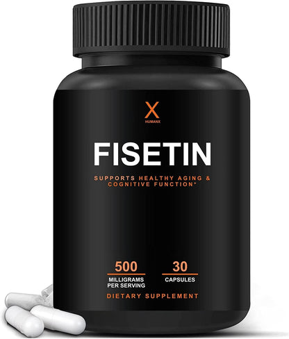 HUMANX Fisetin 500 mg - 98% Pureza - 60 Cápsulas – Image 1