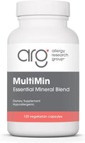 ARG MultiMin - Complete Multi-Mineral Supplement - Hypoallergenic and Vegetarian - 120 Capsules