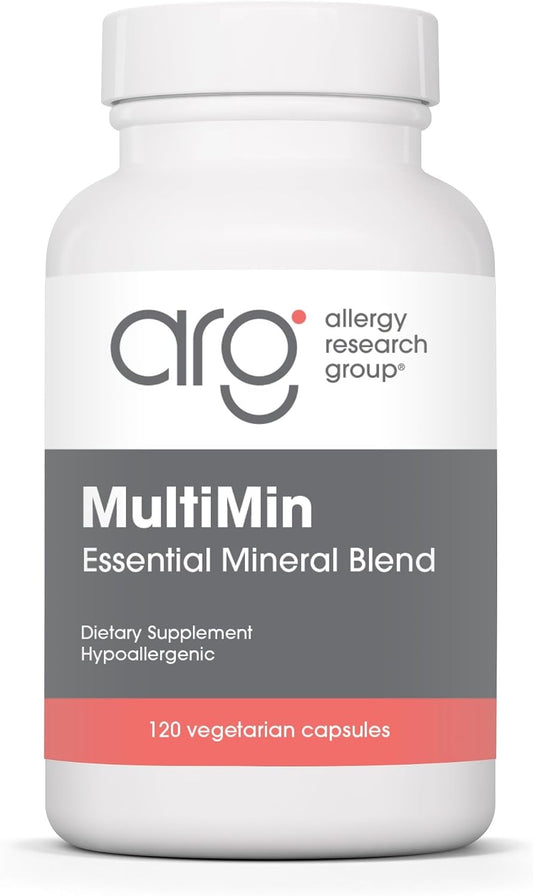 ARG MultiMin - Complete Multi-Mineral Supplement - Hypoallergenic and Vegetarian - 120 Capsules