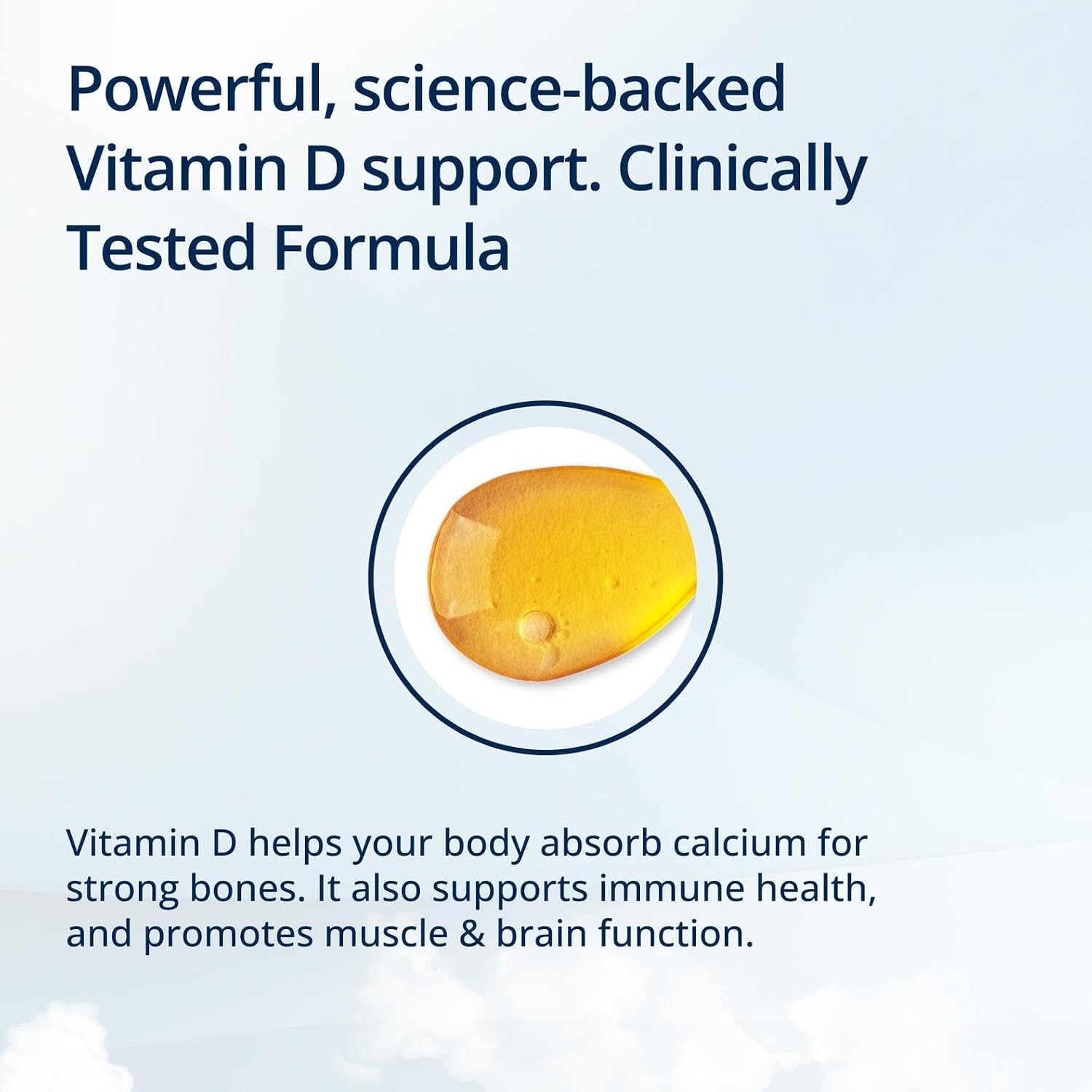 Metagenics Vitamina D3 5000 UI - Complemento de Alta Potencia - 125 mcg Colecalciferol en Aceite de Coco - 60 Cápsulas Blandas