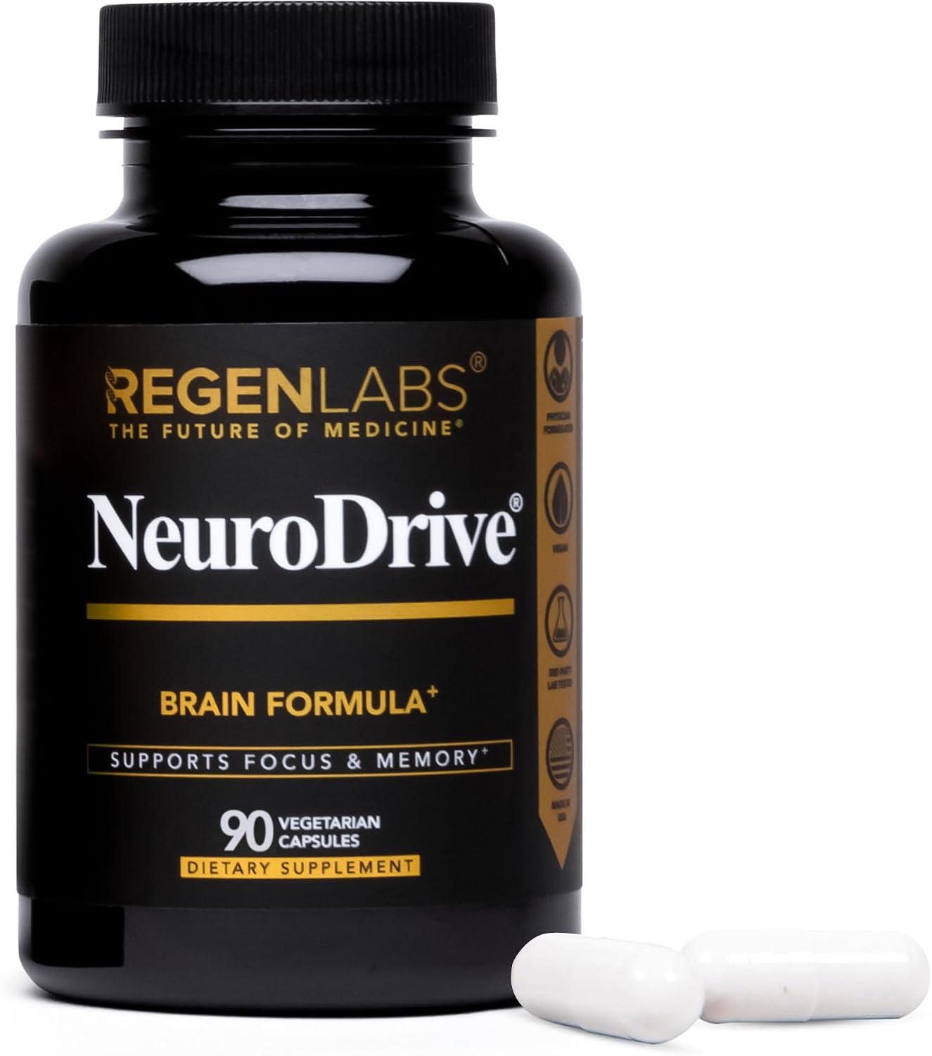 NeuroDrive Memory & Focus Supplement - 90 Cápsulas