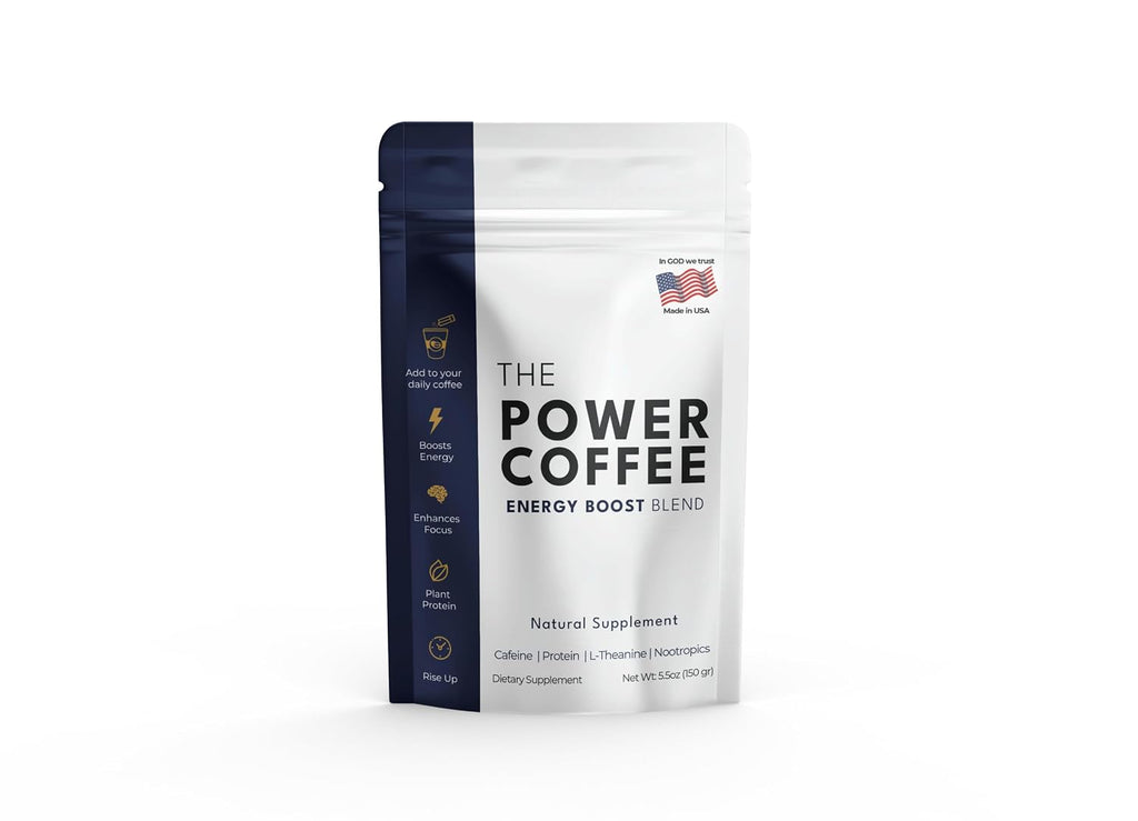 The Power Coffee – Suplemento Nootrópico para Café con Matcha, Ginkgo y Taurina | 150g