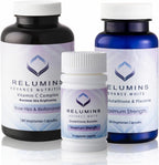Relumins Advanced Skin Supplement Set - L-Glutathione Complex, Vitamin C and Antioxidants - Nourishing Formula for Healthy Skin - 30-Day Supply