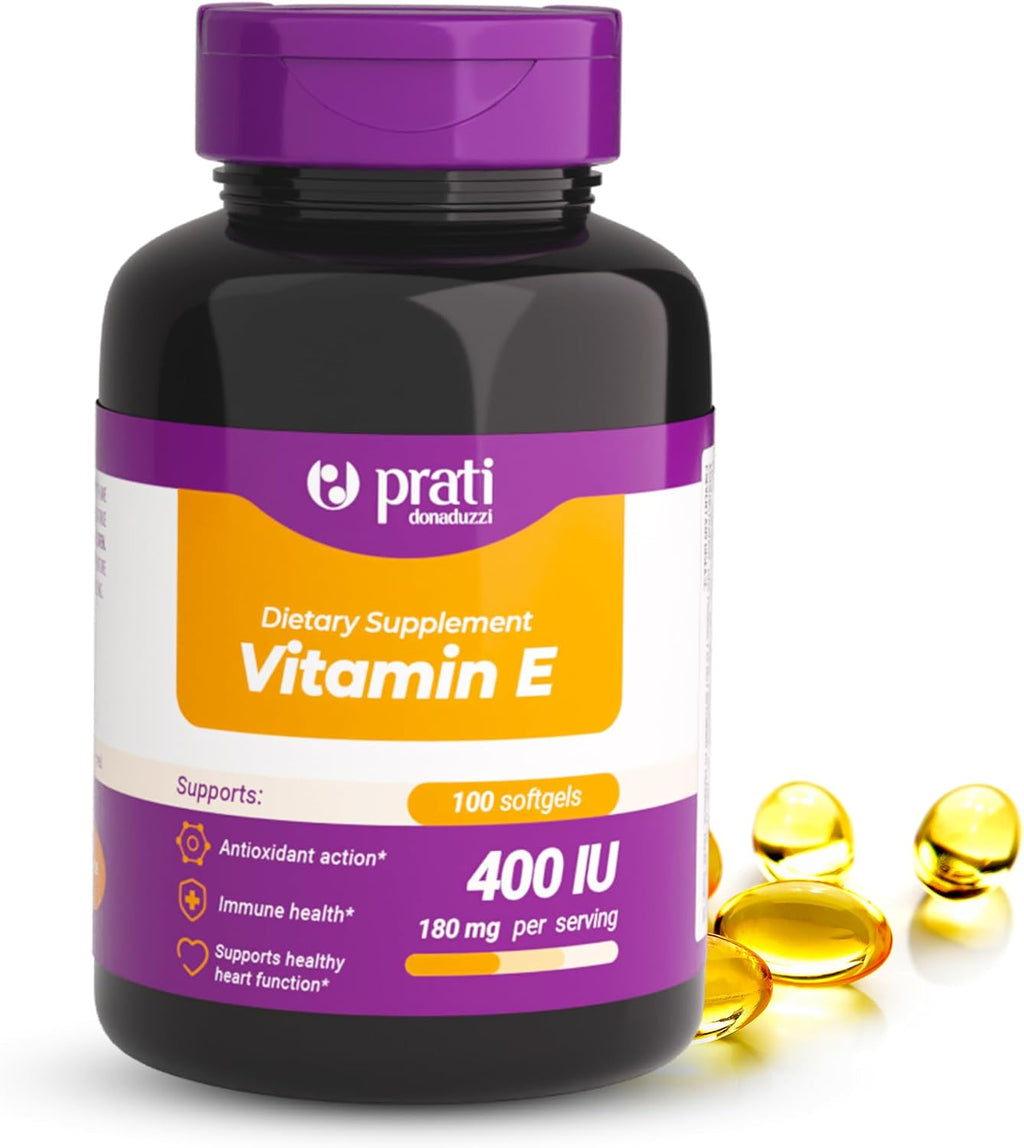 Prati Donaduzzi Vitamina E 400 IU (180 mg dl-Alfa) – 300 Cápsulas Blandas