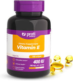 Prati Donaduzzi Vitamina E 400 IU (180 mg dl-Alfa) – 300 Cápsulas Blandas