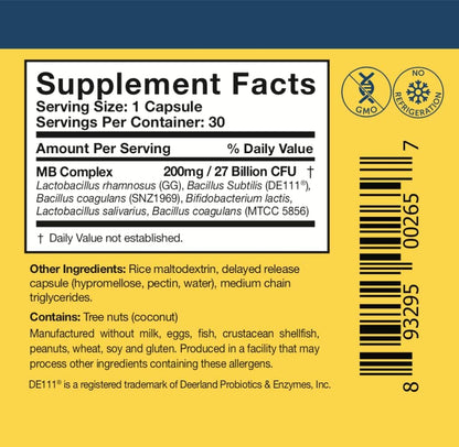 Researched Nutritionals Multi-Biome – Probióticos Dual-Action de Esporas y Cepas Vivas, 30 Cápsulas – Image 6